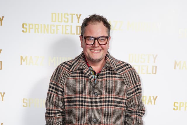 Alan Carr was described as ‘generous, warm, empathetic, and unfailingly kind’ by Neuroblastoma UK after they received his £87,500 donation from the Celebrity Traitors prize pot (Ian West/PA)