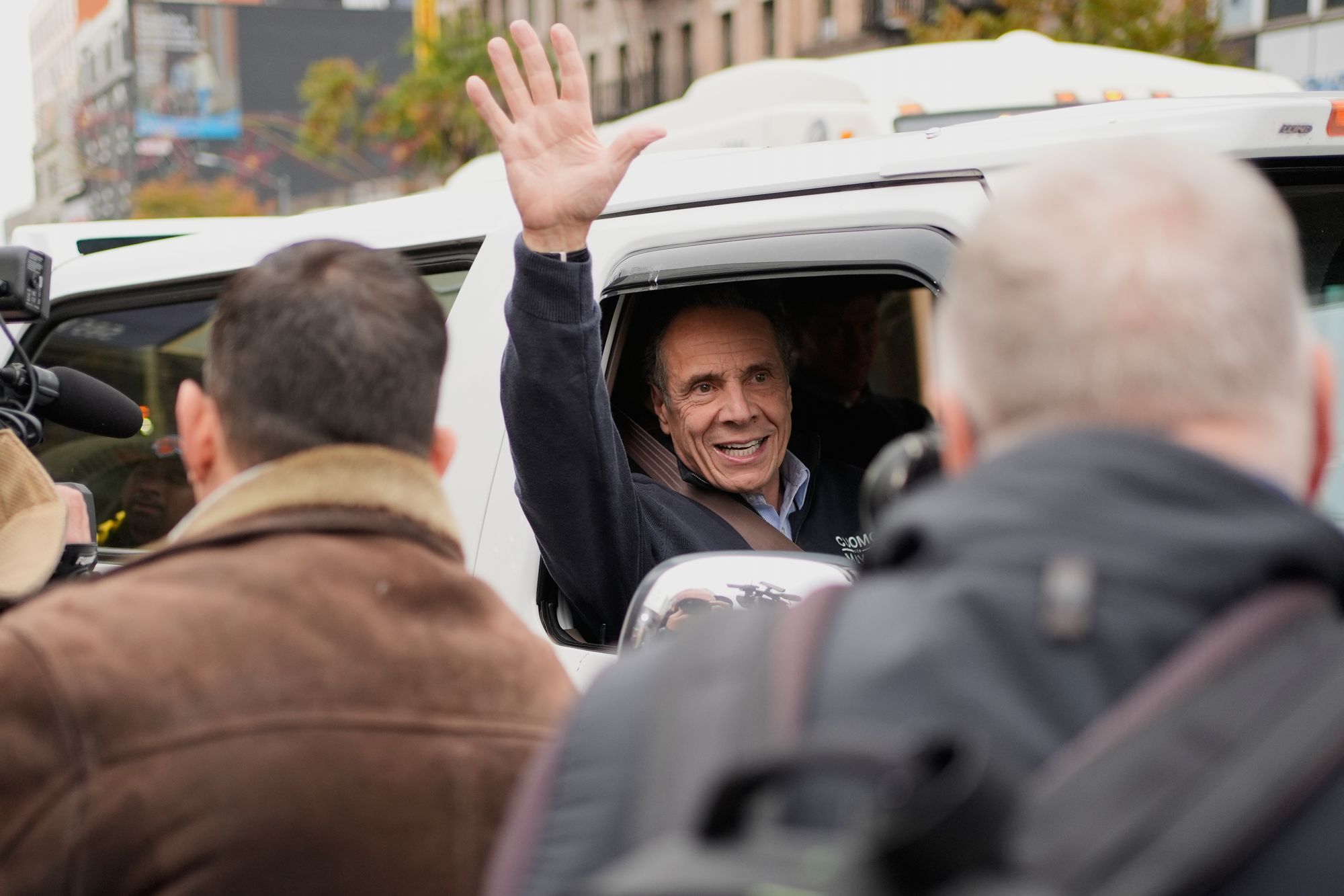 <p>Andrew Cuomo’s ‘good luck truck’ was reportedly given a parking ticket days after his New York mayoral election loss to Zohran Mamdani</p>