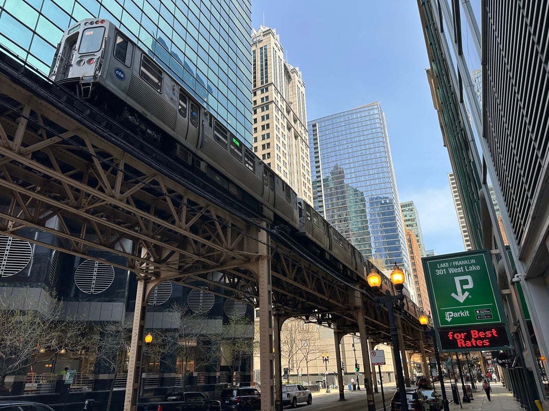 Chicago’s L train is an attraction in its own right, serving as an unofficial architecture tour