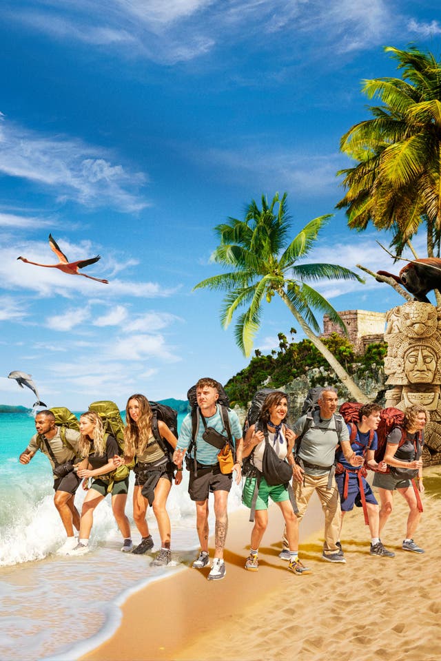 <p>(Left to right) Tyler West, Molly Rainford, Harleymoon Kemp, Roman Kemp, Anita Rani, Balvinder Singh Nazran, Dylan Llewellyn and Jackie Llewellyn</p>