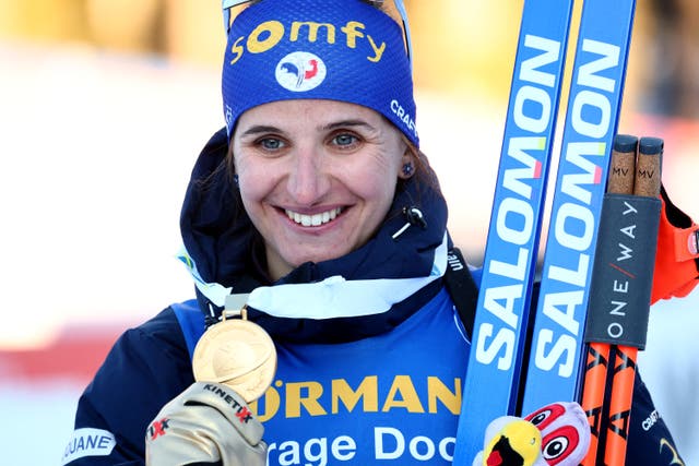 <p>French biathlete Julia Simon will be allowed to compete at the Winter Olympics</p>