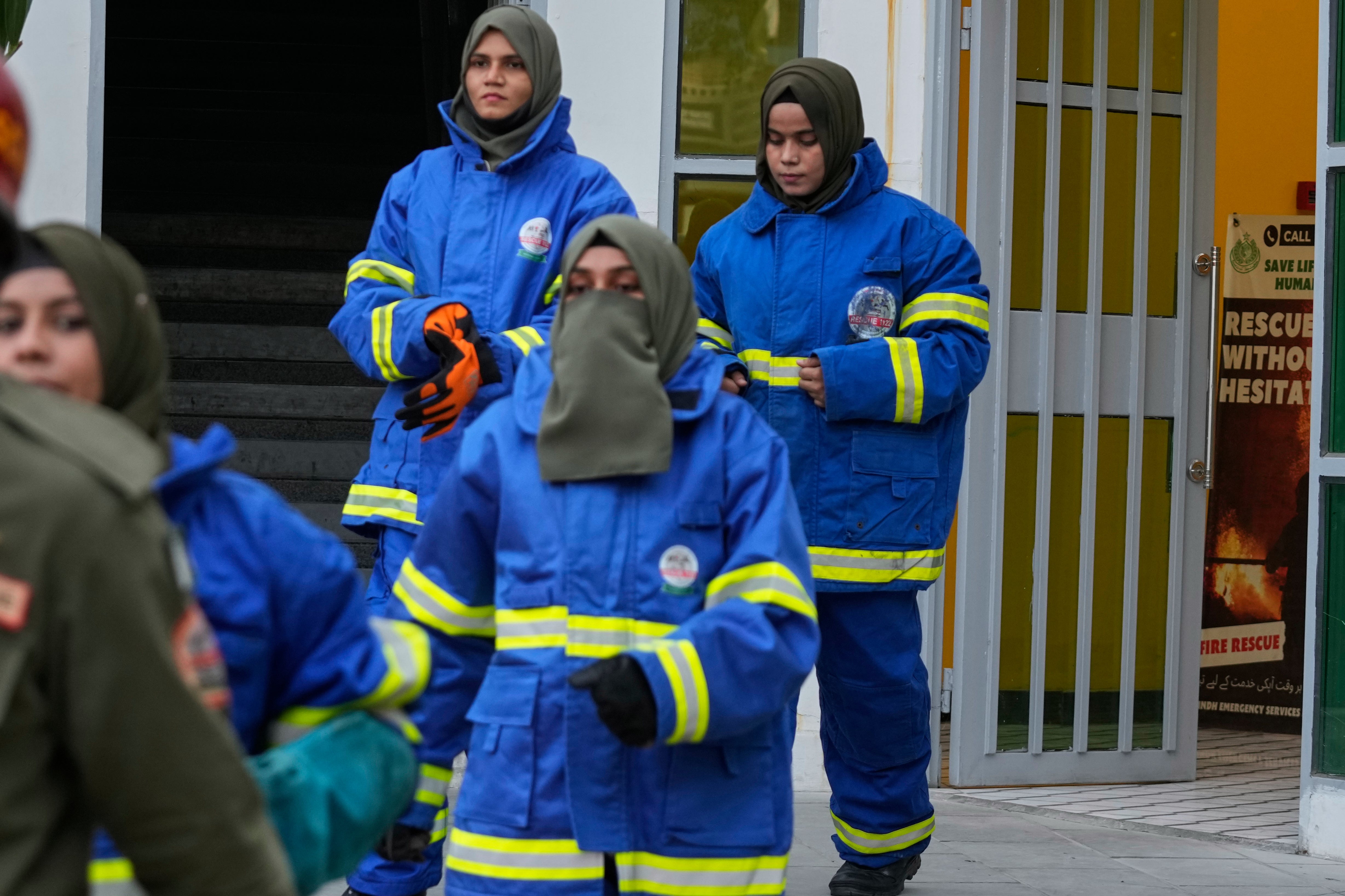 Pakistan Women Firefighters