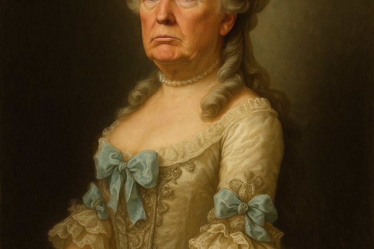 Newsom uses AI picture of Trump as Marie Antoinette to blast his Mar-a-Lago trip
