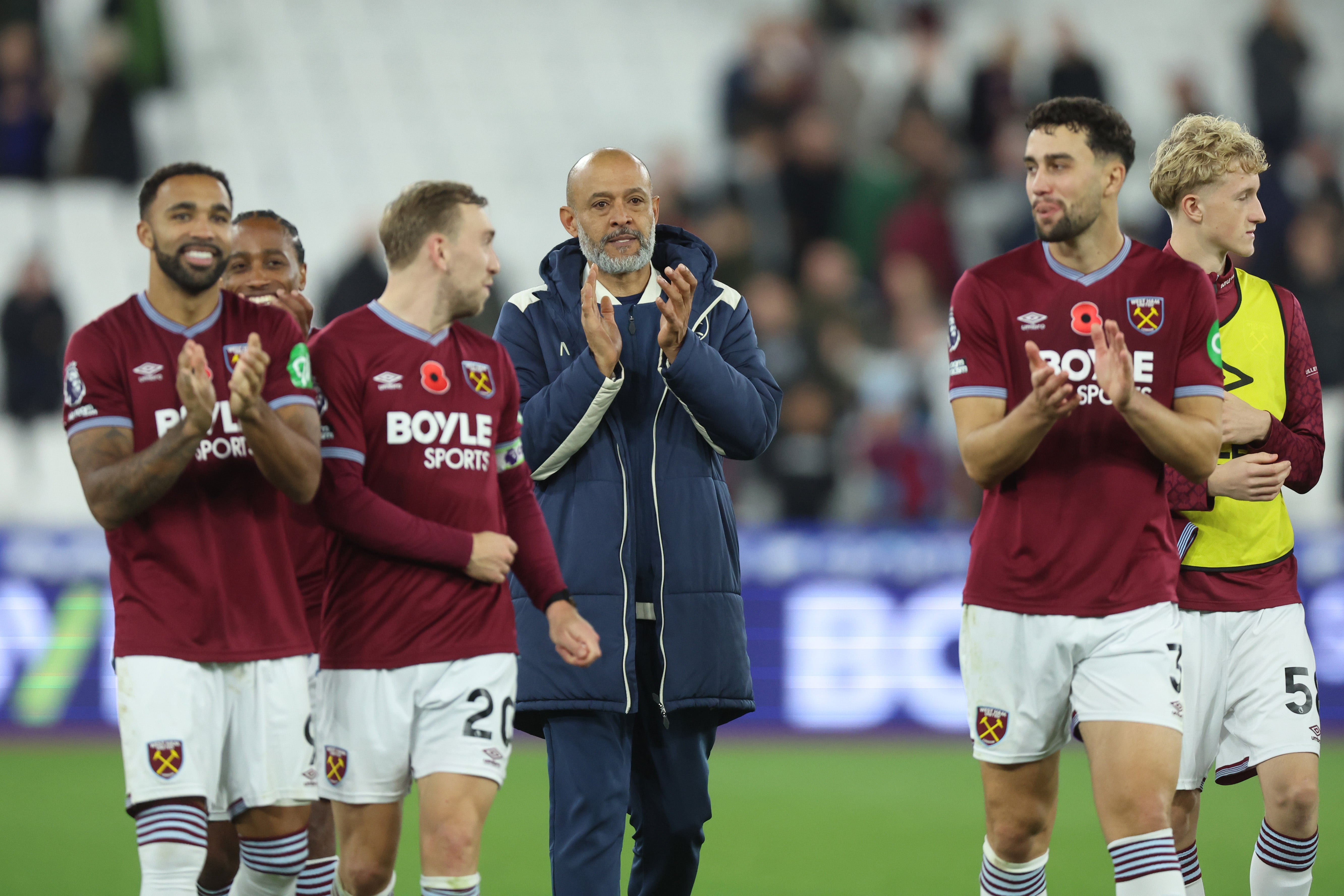 <p>West Ham saw off fellow strugglers Burnley</p>