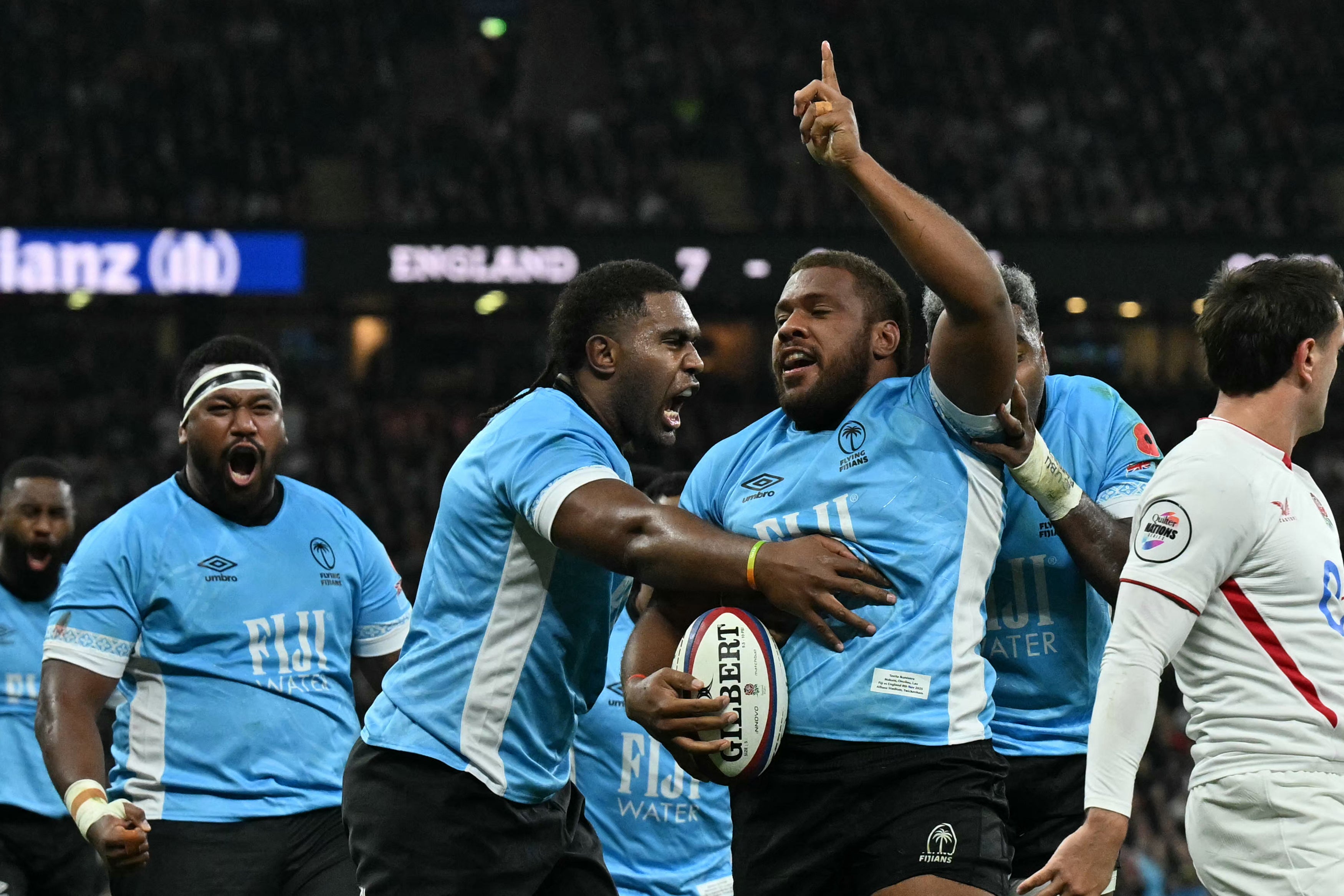 Fiji hooker Tevita Ikanivere scored twice