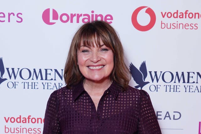 Lorraine Kelly attending the Women of the Year Awards at Royal Lancaster Hotel, London. (Ian West/PA)
