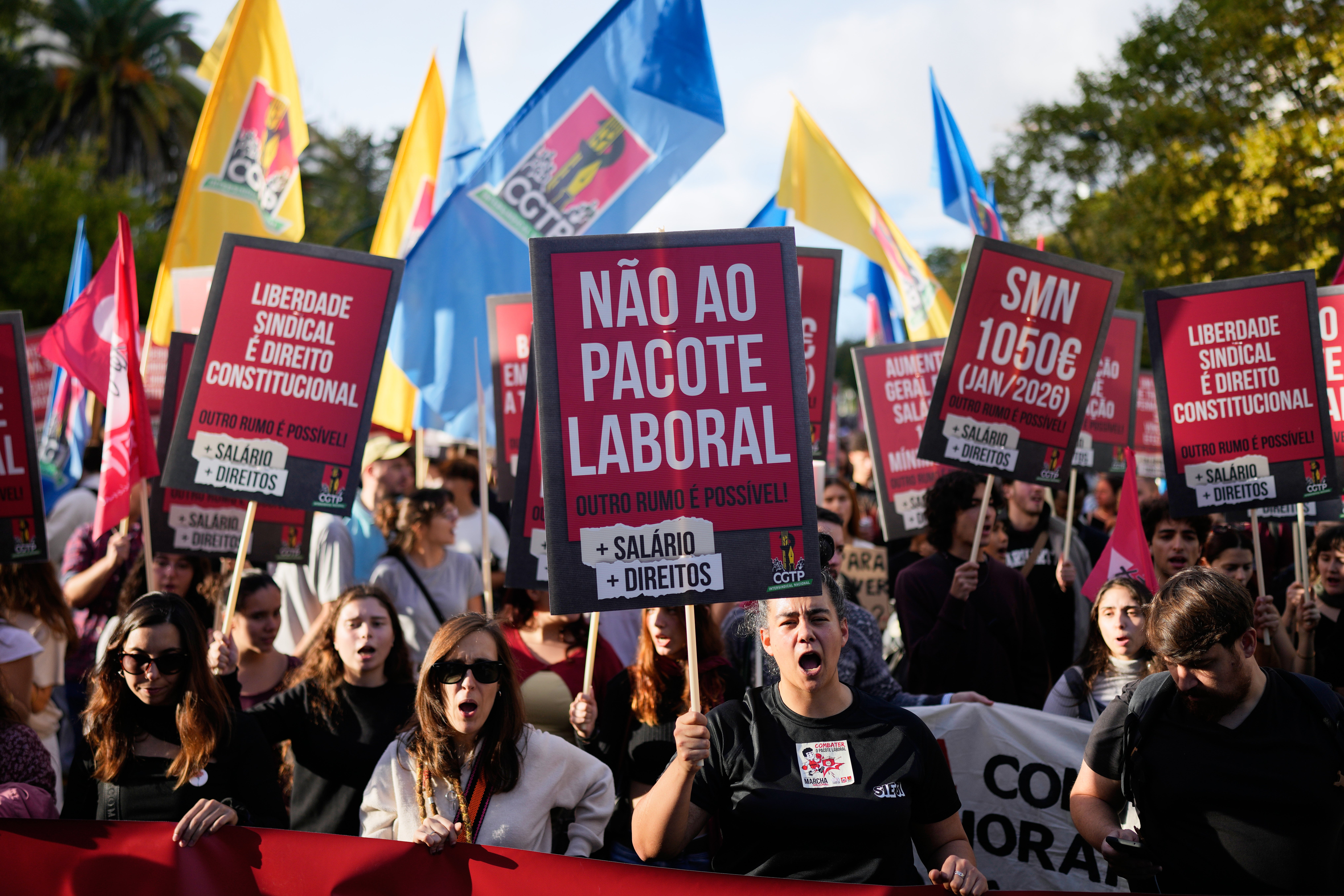 PORTUGAL REFORMA LABORAL PROTESTA
