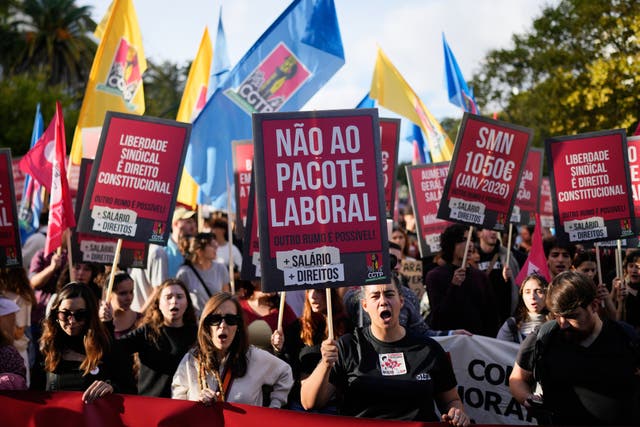 PORTUGAL REFORMA LABORAL PROTESTA