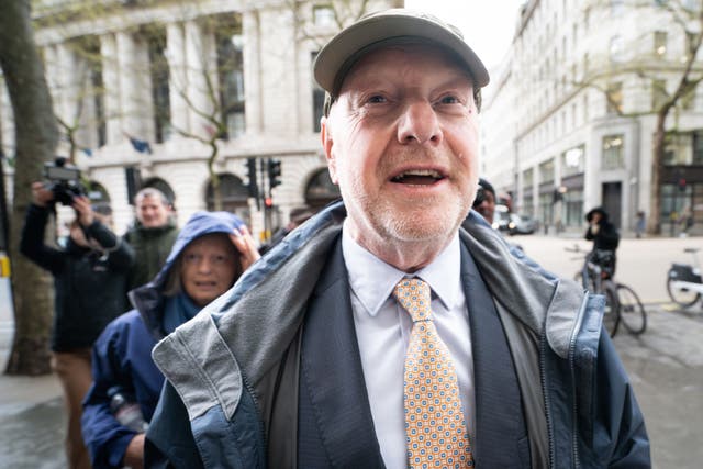 Sir Alan Bates has had his Horizon compensation claim settled for a reported seven-figure sum (Stefan Rousseau/PA)