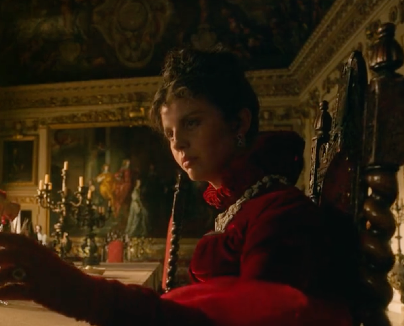 Mia Goth as young Victor's mother in 'Frankenstein'