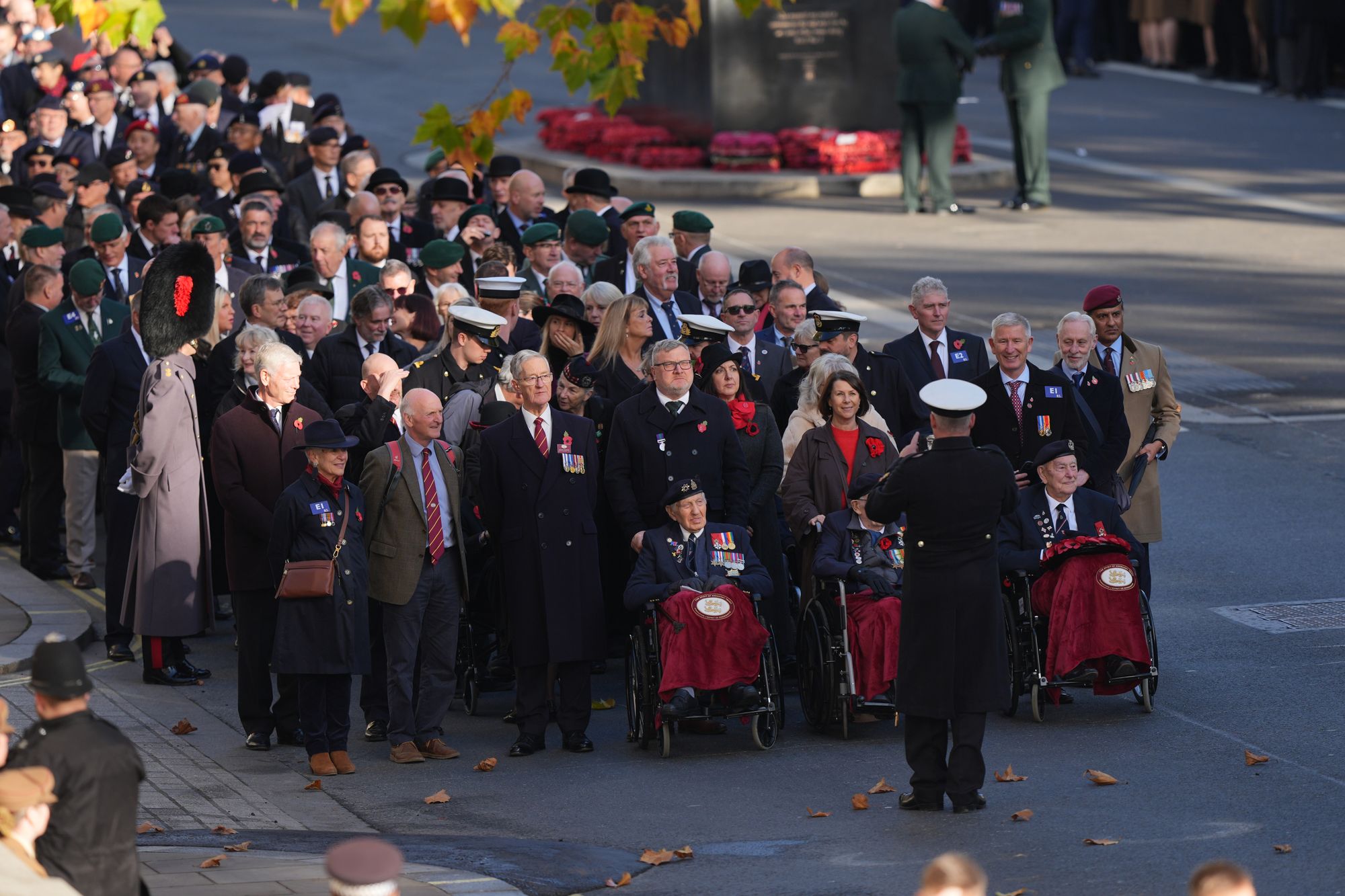 Veterans are waiting to be positioned in Whitehall