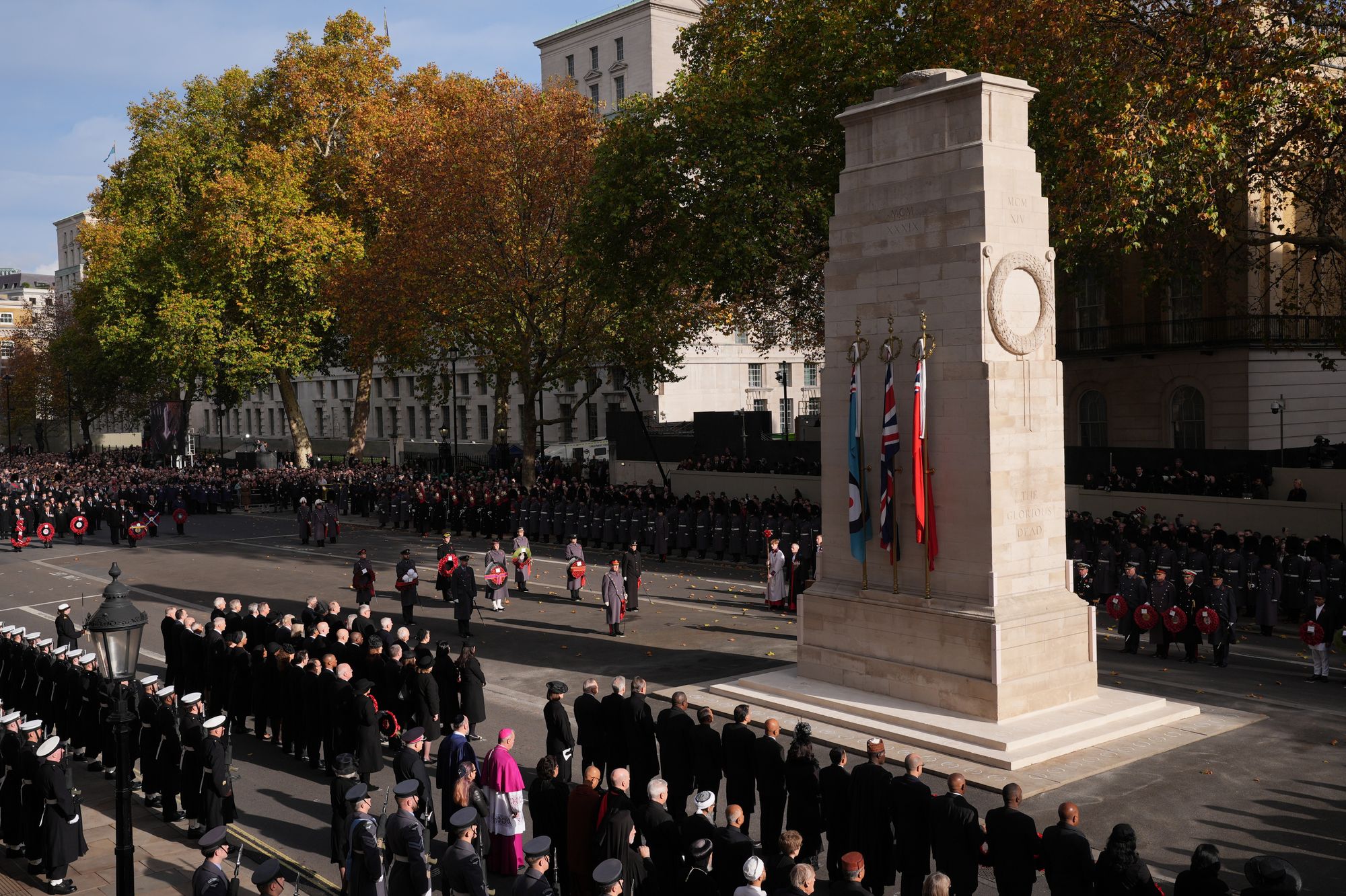 Service at the cenotaph on Sunday
