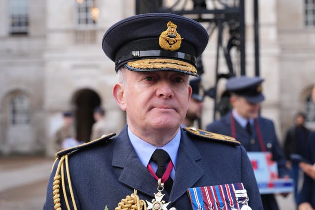 Chief of the Defence Staff Sir Richard Knighton confirmed the deployment (Lucy North/PA)