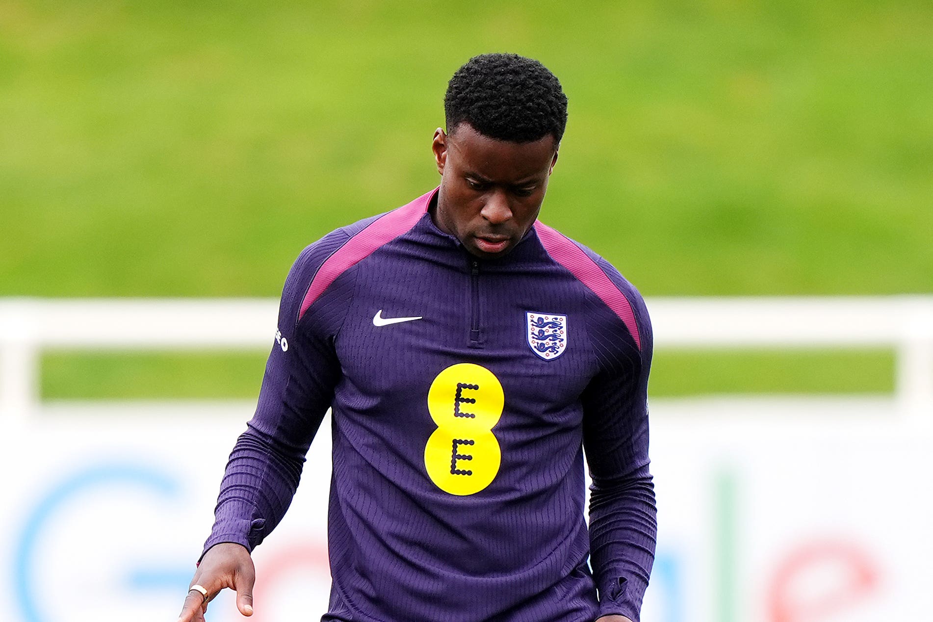 Marc Guehi during an England training session last month (Bradley Collyer/PA)