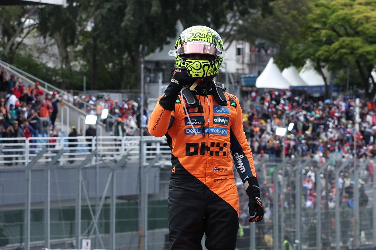 Lando Norris boosts title hopes by winning Sao Paulo GP with Oscar Piastri fifth