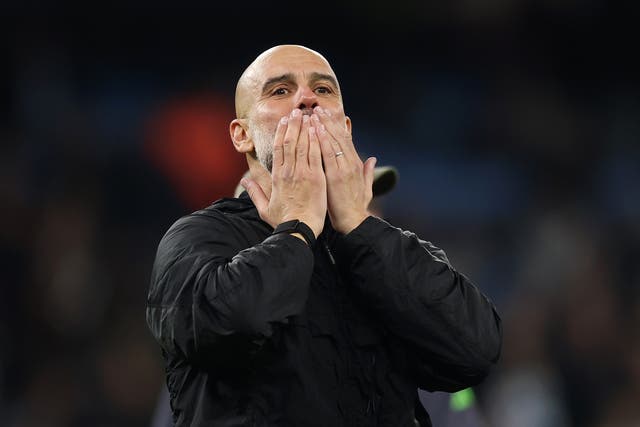 <p>Pep Guardiola believes his Man City side are ready to compete for the title</p>