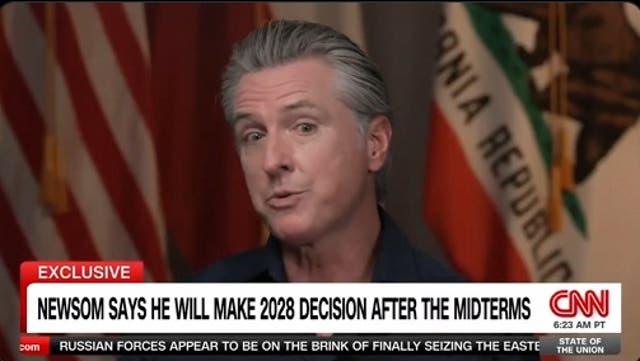 <p>Gov. Gavin Newsom said that his party was done 'writing op-eds' to address Republican oversteps.</p>