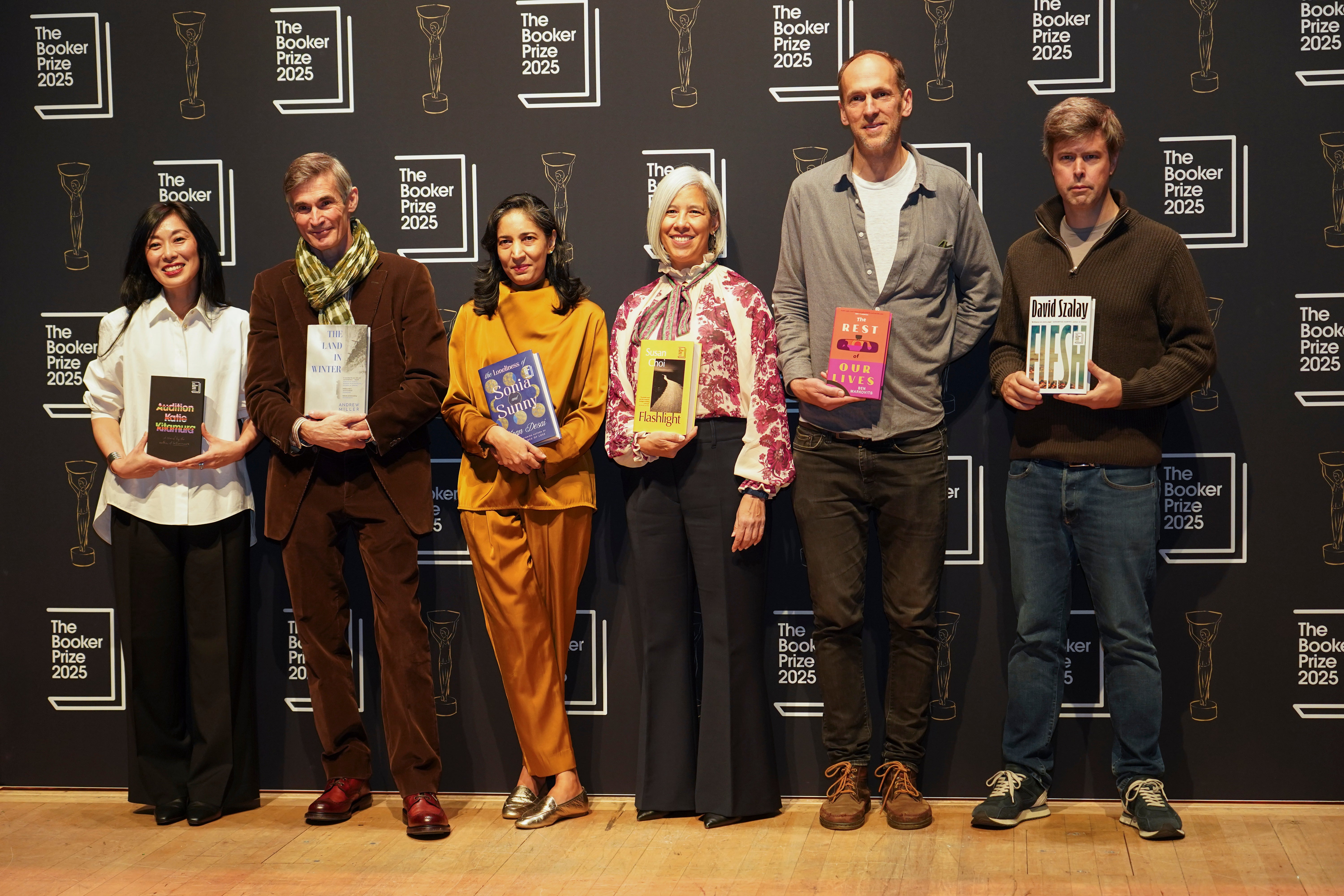 <p>Britain Booker Prize Photocall</p>
