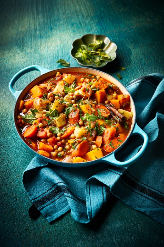 <p>Proof that plant-based doesn’t mean bland – this Moroccan-inspired tagine is all spice, no sacrifice</p>