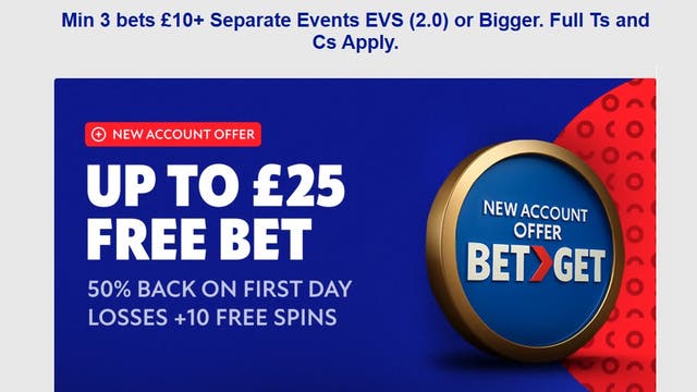 BetTOM's welcome offer covers horse racing, meaning bettors can get 50% back of any losses in free bets
