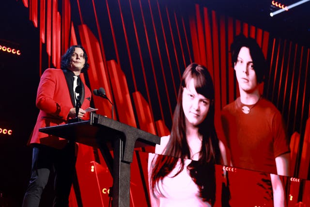 <p>Jack White delivered an emotional speech as The White Stripes were inducted into the Rock & Roll Hall of Fame</p>