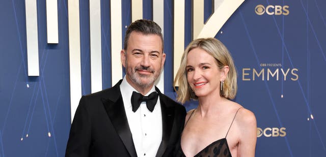 <p>Jimmy Kimmel and Molly McNearney </p>