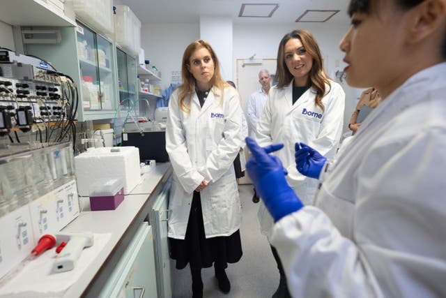 <p>Princess Beatrice made the visit to learn more about the charity’s groundbreaking work to prevent premature birth</p>