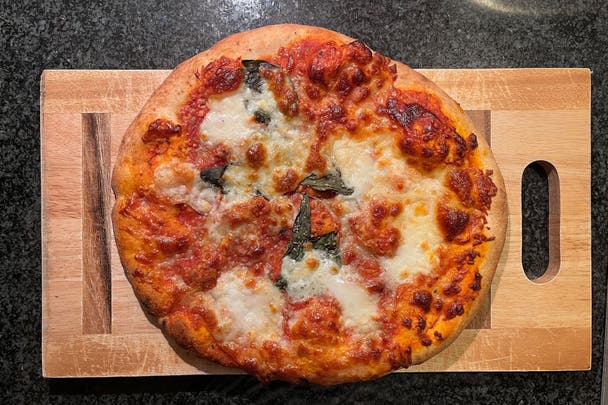 best supermarket pizza indybest review Tesco finest margherita wood fired pizza