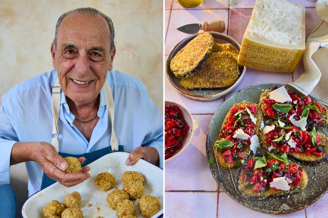 <p>A celebration of all things cheesy – Contaldo brings his trademark warmth (and plenty of Parmigiano) to comforting Italian classics like arancini and aubergine ‘bruschette’</p>
