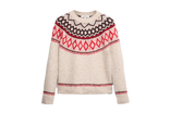 Best Christmas jumper IndyBest review M&S boucle fairisle round neck jumper