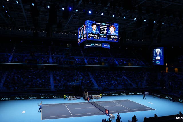 <p>Vista general de las ATP Finals de Turín </p>
