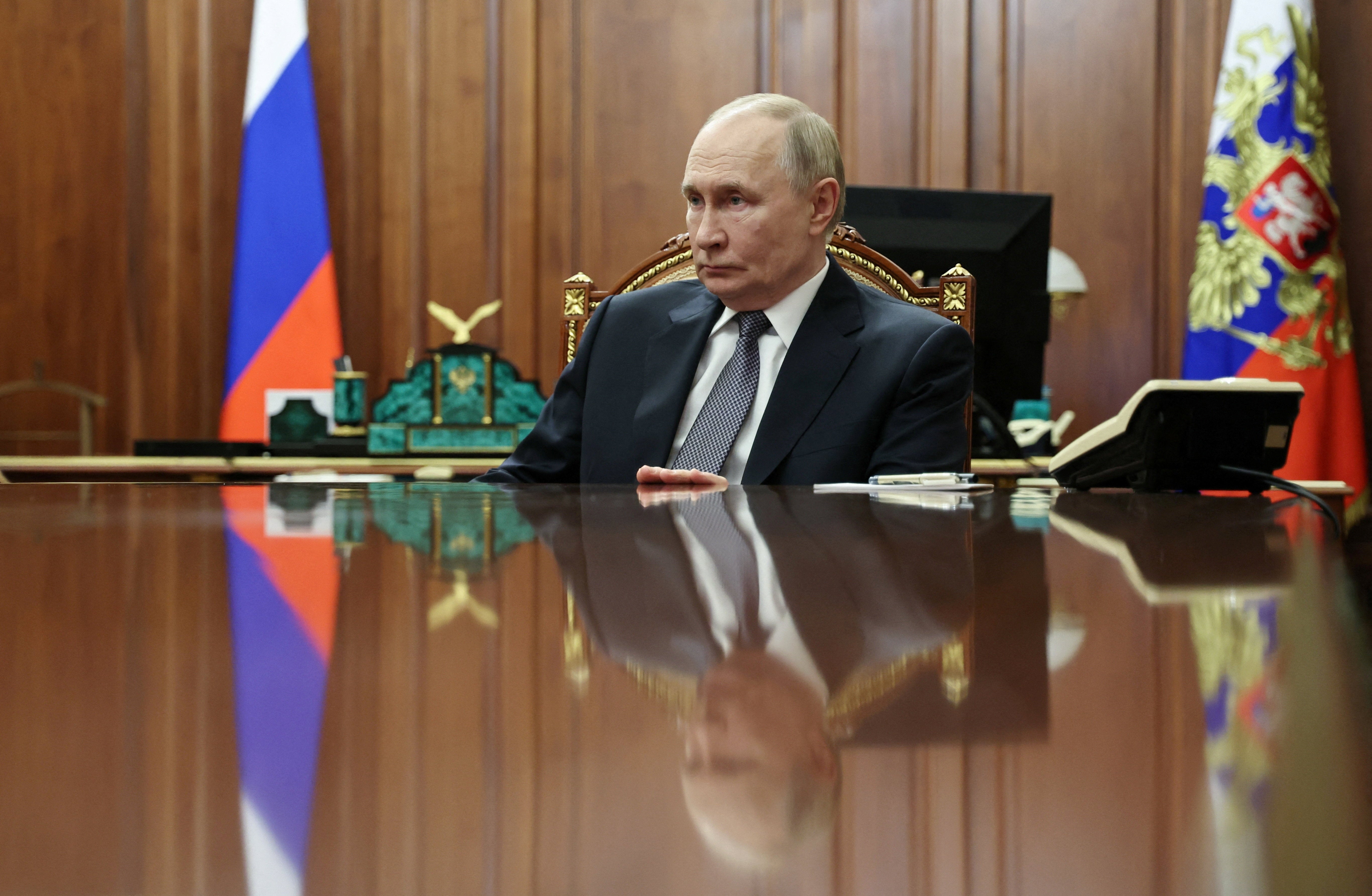 <p>Russian president, Vladimir Putin</p>