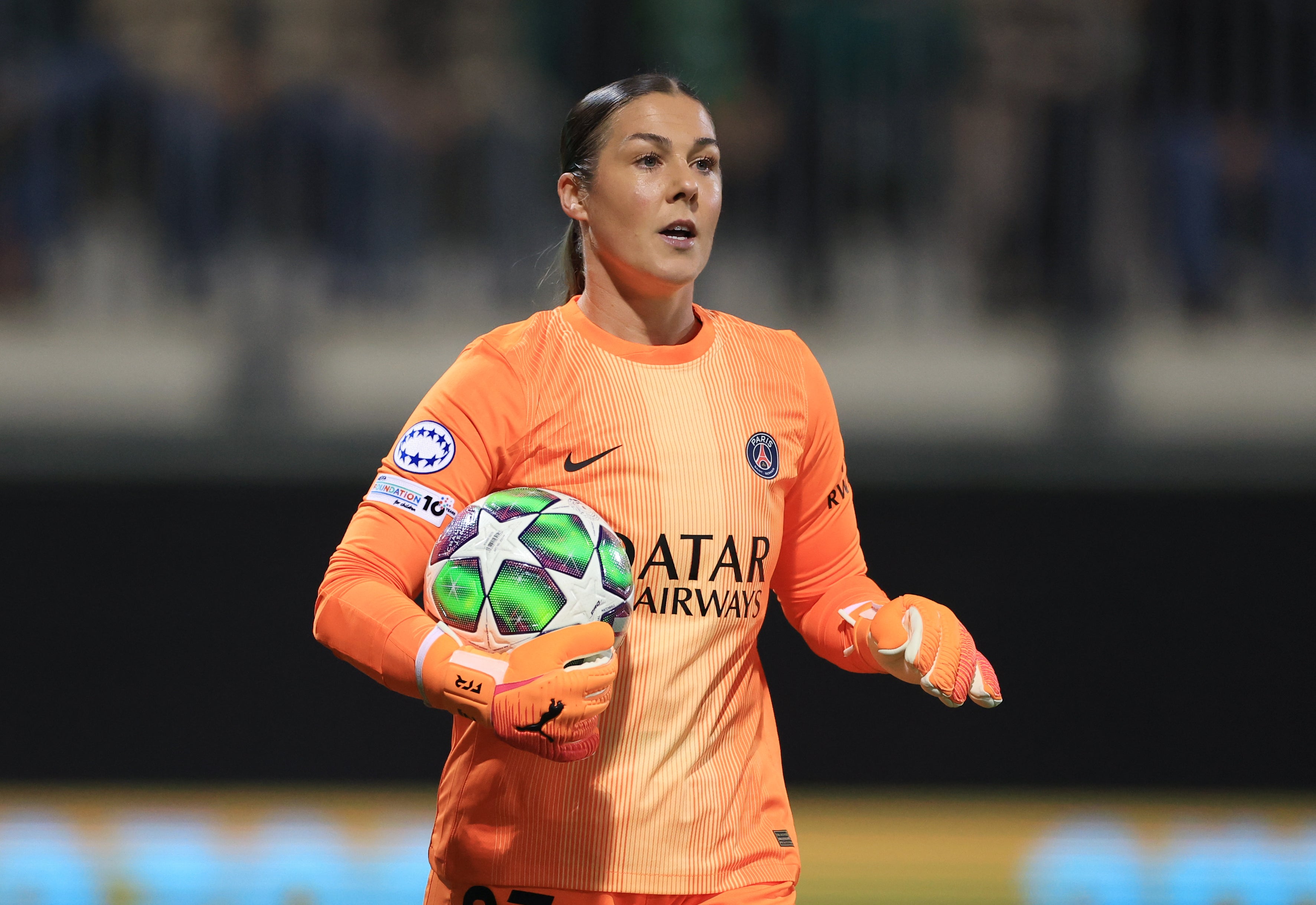 Earps and PSG have lost both of their games in the Champions League this season