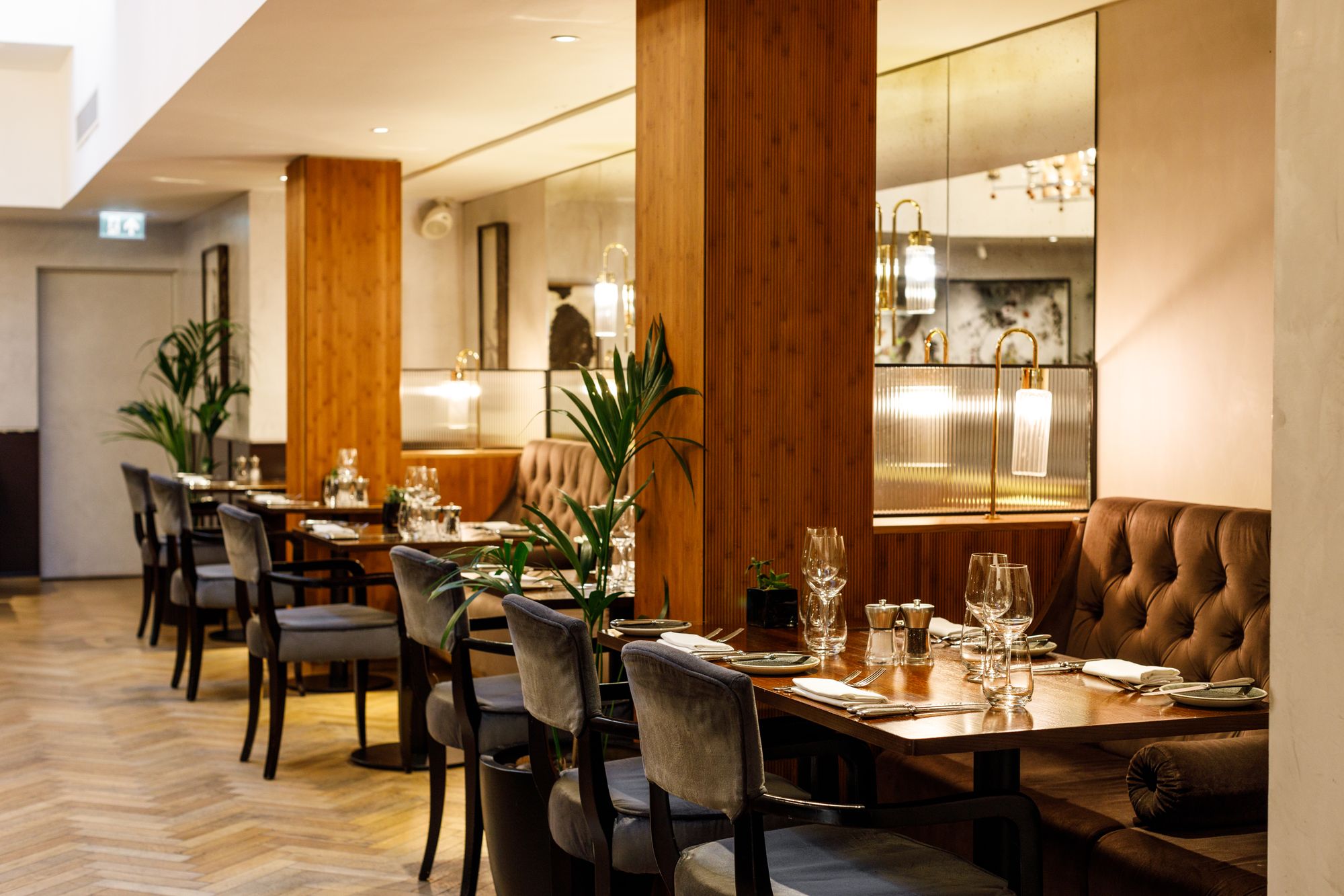 The main restaurant, 116, has a classic British seasonal menu