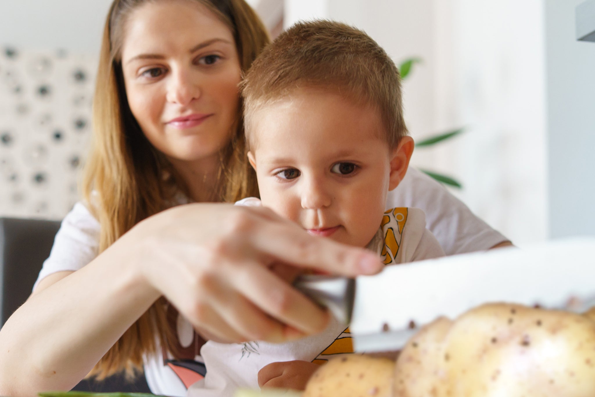 Exposing raw potatoes to air can cause them to turn black in a chemical process called oxidation