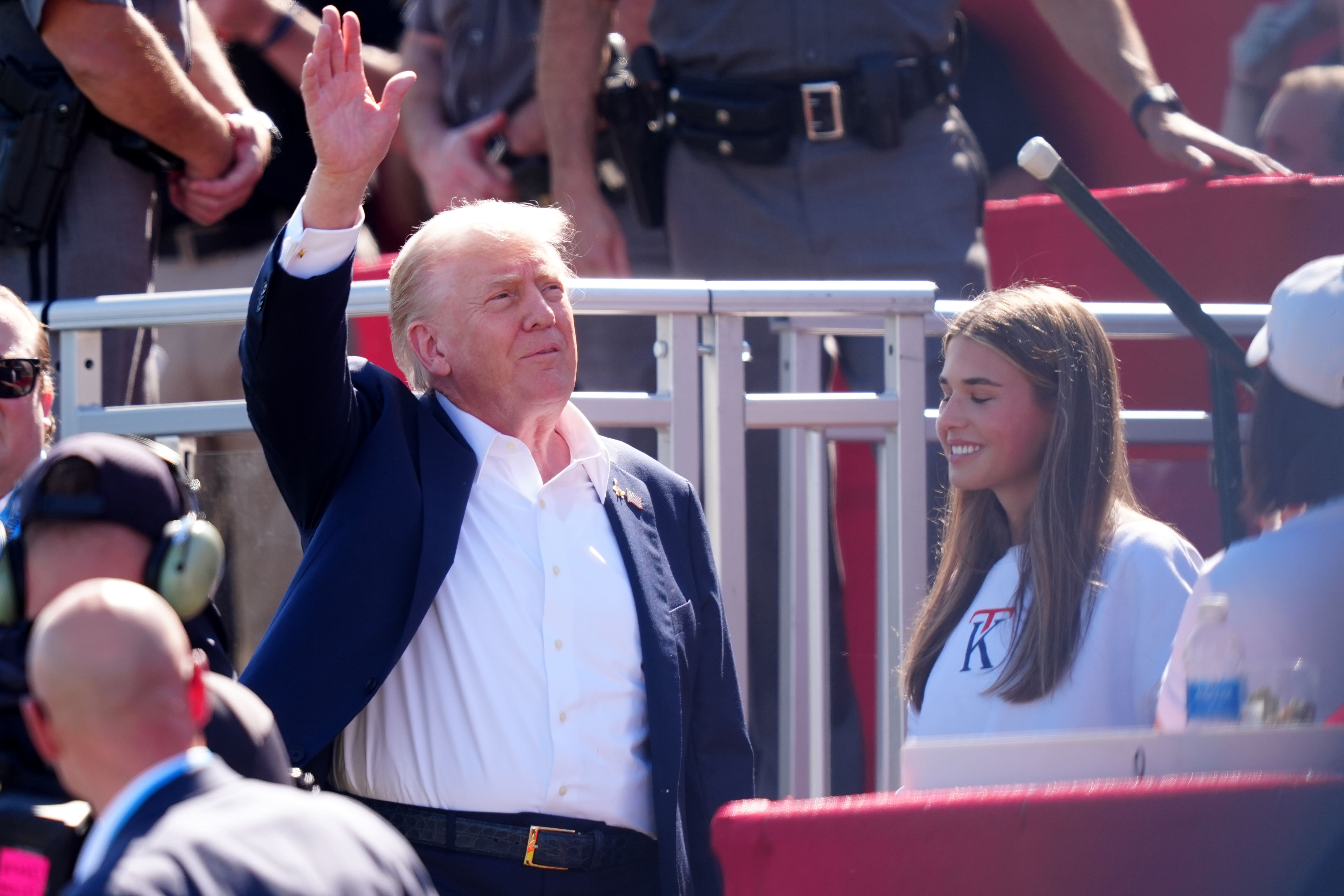 US President Donald Trump will not attend granddaughter Kai Trump’s LPGA Tour debut in Florida (David Davies/PA).