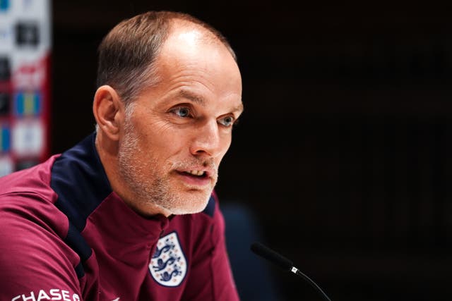 Thomas Tuchel’s England have already qualified for next summer’s World Cup (John Walton/PA).