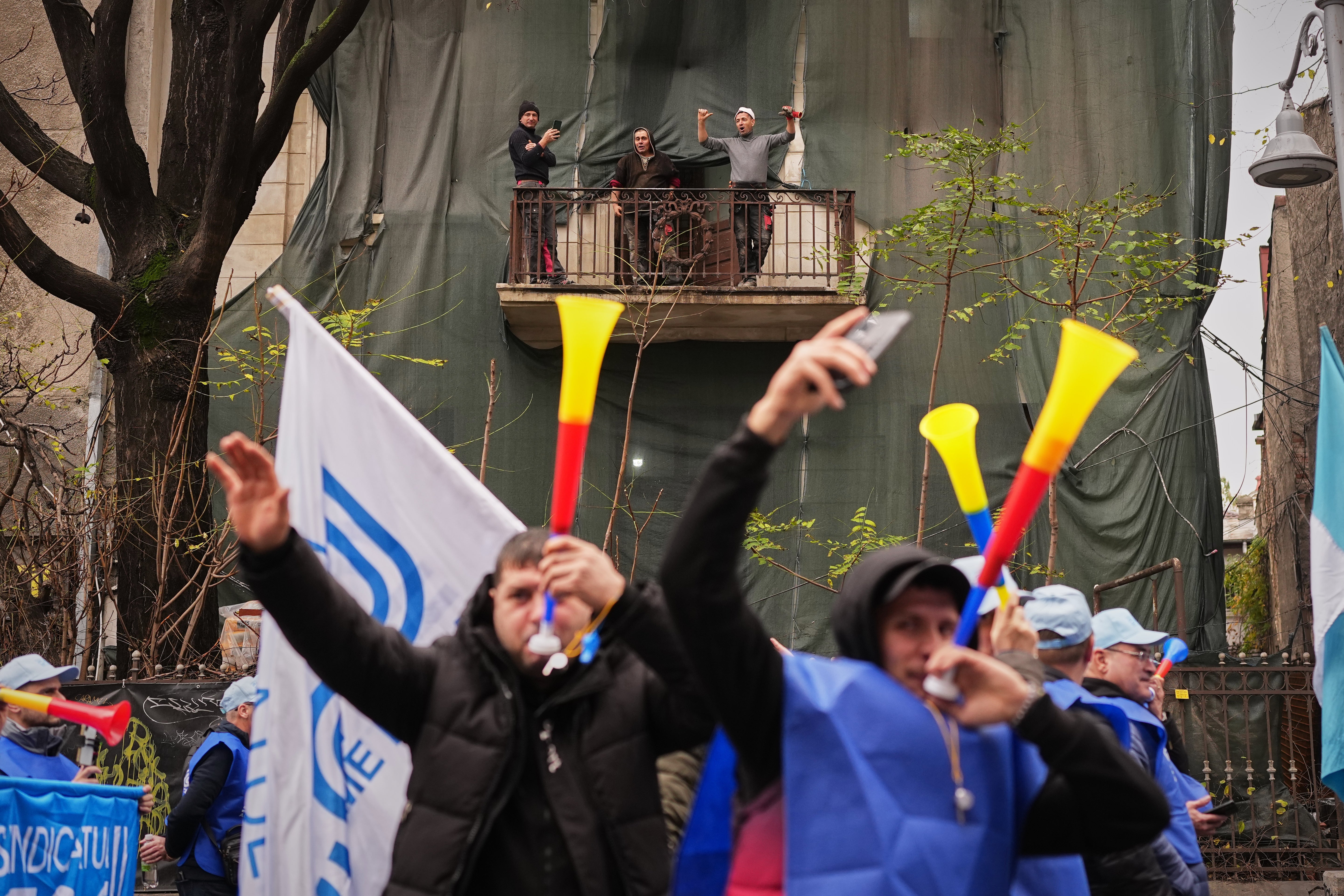 APTOPIX Romania Anti Austerity Protest