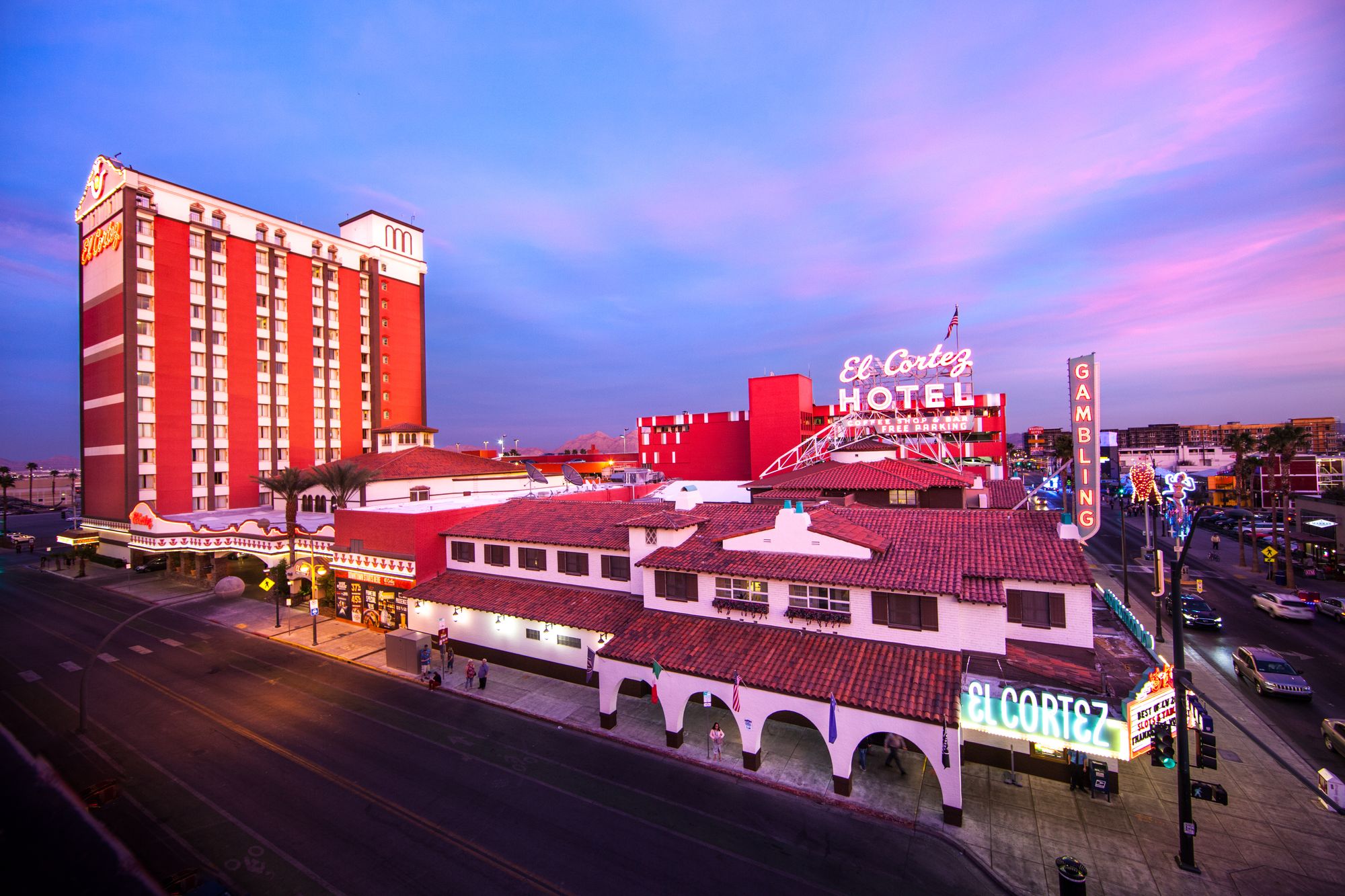 The El Cortez Hotel was refurbished in 2022