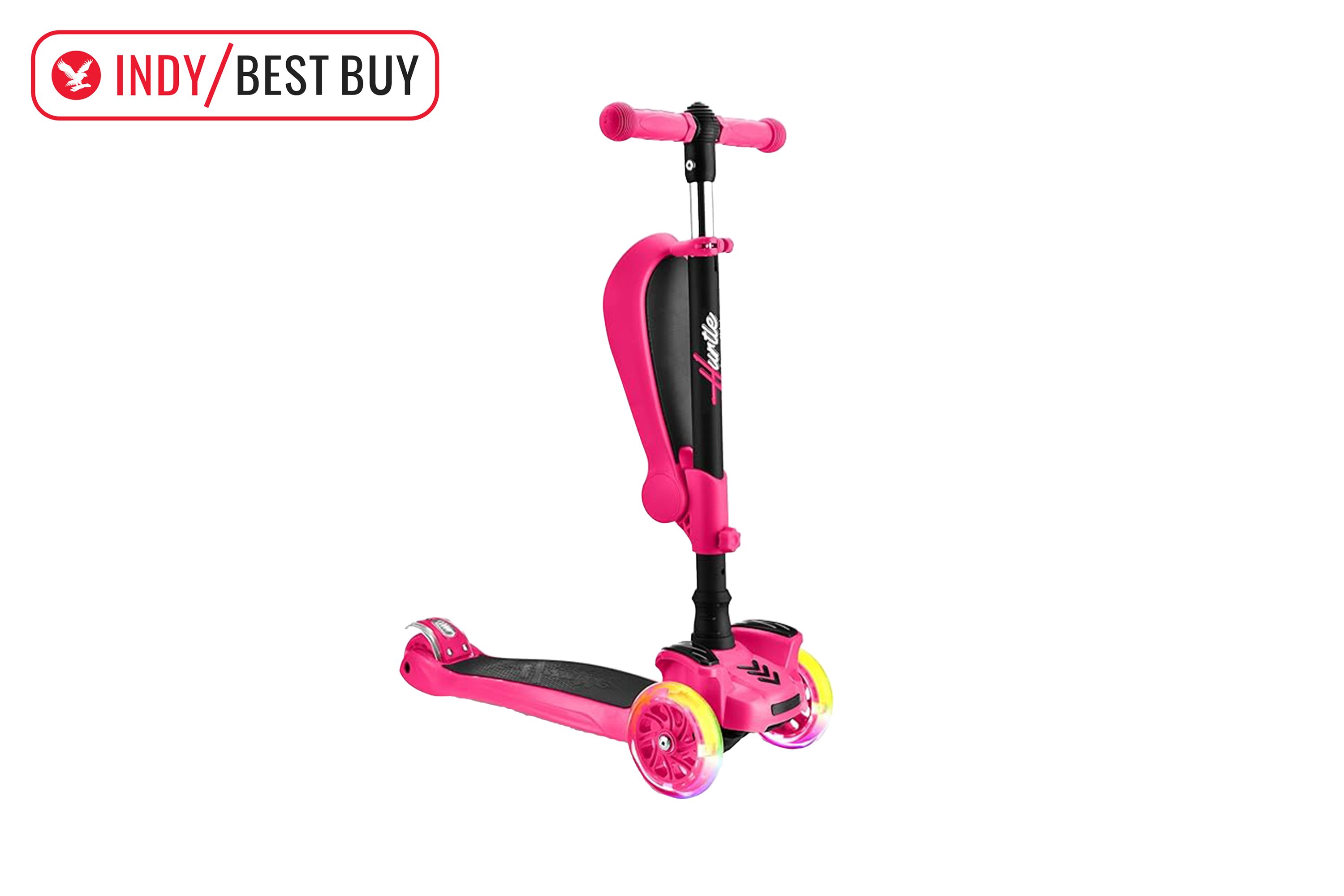 best gifts for four-year-olds indybest review Hurtle 3-wheeled scooter with seat and light-up wheels
