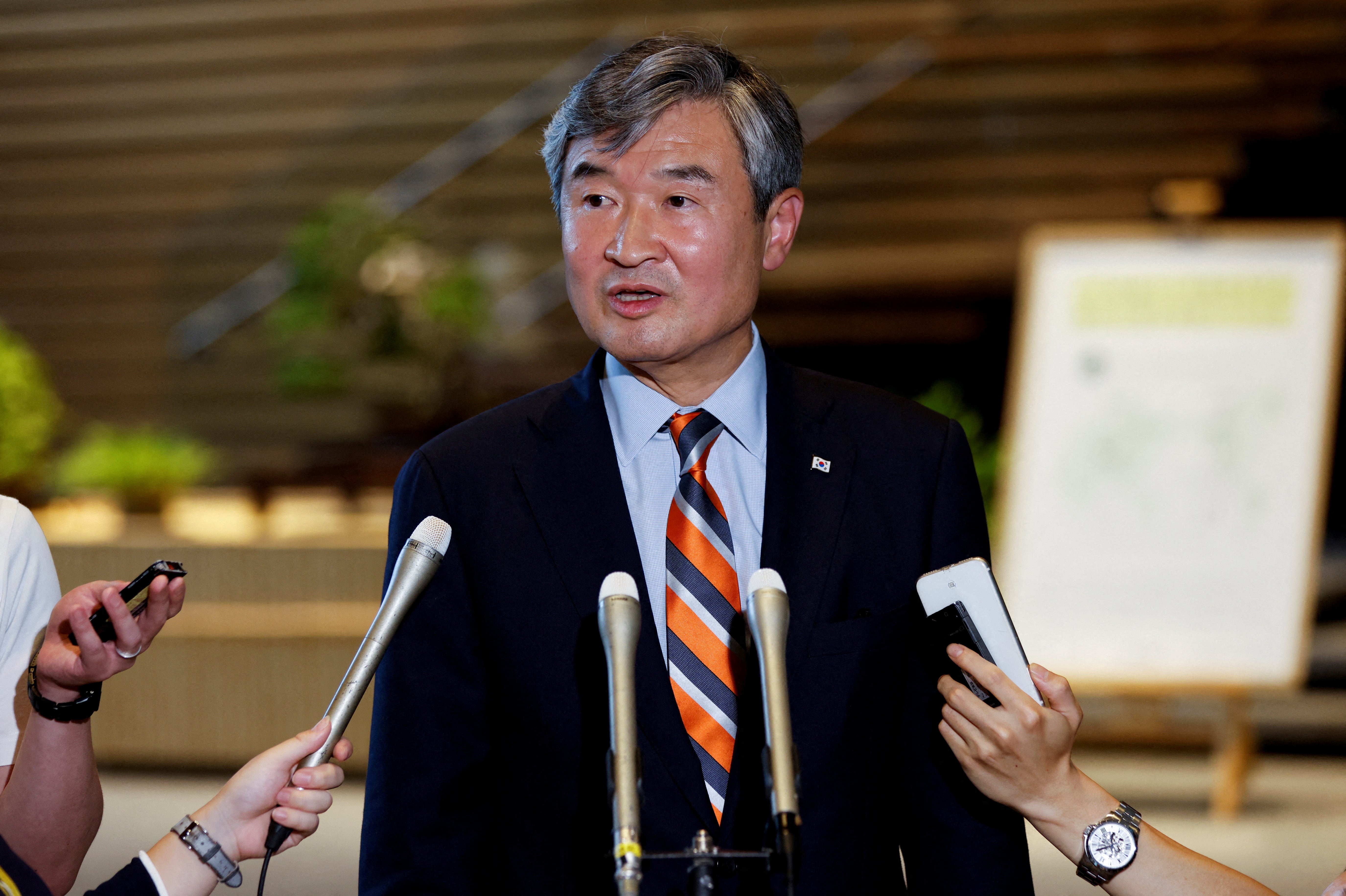 <p>South Korea's national security adviser Cho Tae-yong</p>