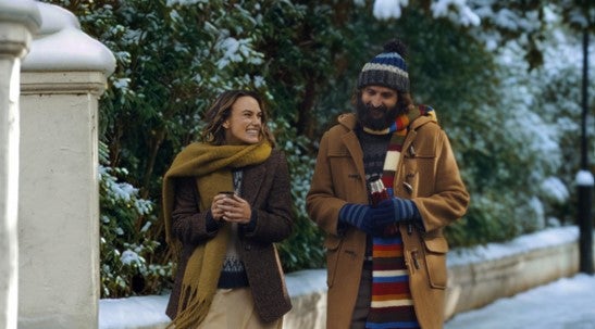 <p>Keira Knightley and Traitors favourite shine in Waitrose 'romcom' Christmas advert</p>