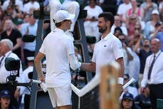 Novak Djokovic believes Jannik Sinner’s doping ban will ‘follow him like a cloud’