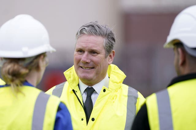 Sir Keir Starmer described the SNP as ‘knackered’ (Danny Lawson/PA)
