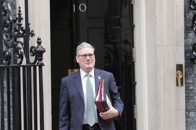 Prime Minister Sir Keir Starmer ahead of Wednesday’s PMQs (Stefan Rousseau/PA)
