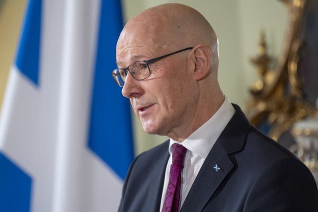 John Swinney said the first Scottish Government bonds should be issued in 2026-27 (Jane Barlow/PA)