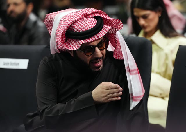 Saudi Arabia boxing chief Turki Alalshikh has promised the bout, according to Hearn (Nick Potts/PA)