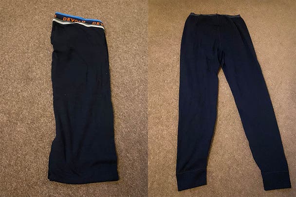 Devold men's lauparen merino 190 leggings ink