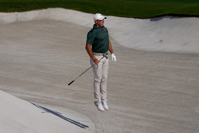 <p>Rory McIlroy is only two shots off the lead after the opening round in Dubai</p>