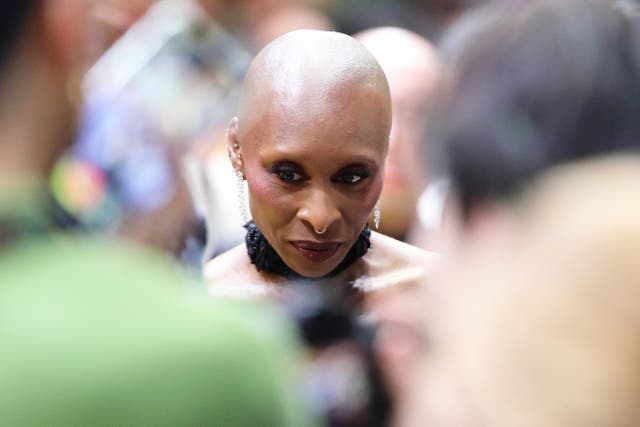 <p>Cynthia Erivo is being praised for her reaction to a fan grabbing Ariana Grande on the Wicked 2 premiere red carpet in Singapore</p>